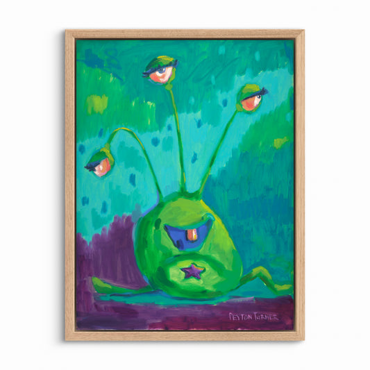 Sprout Canvas Framed Print
