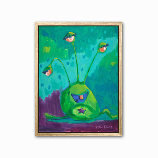 Sprout Canvas Framed Print